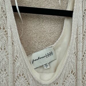 Cream long dress, worn once, size M (runs small)